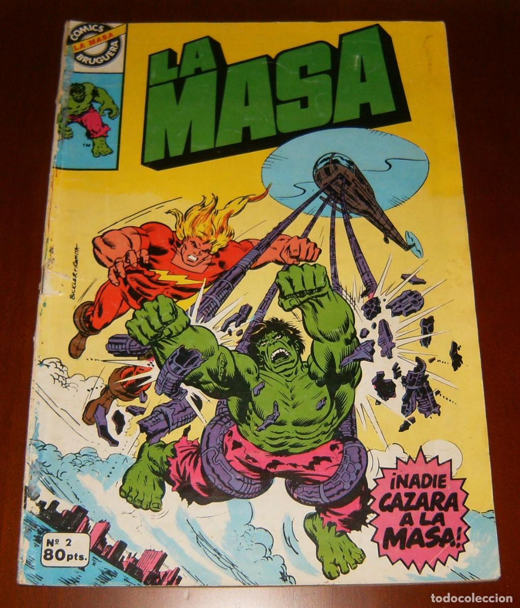 C&oacute;mics: LA MASA ( HULK ) N&uacute;mero 2 . BRUGUERA . PROCEDE DE RETAPADO