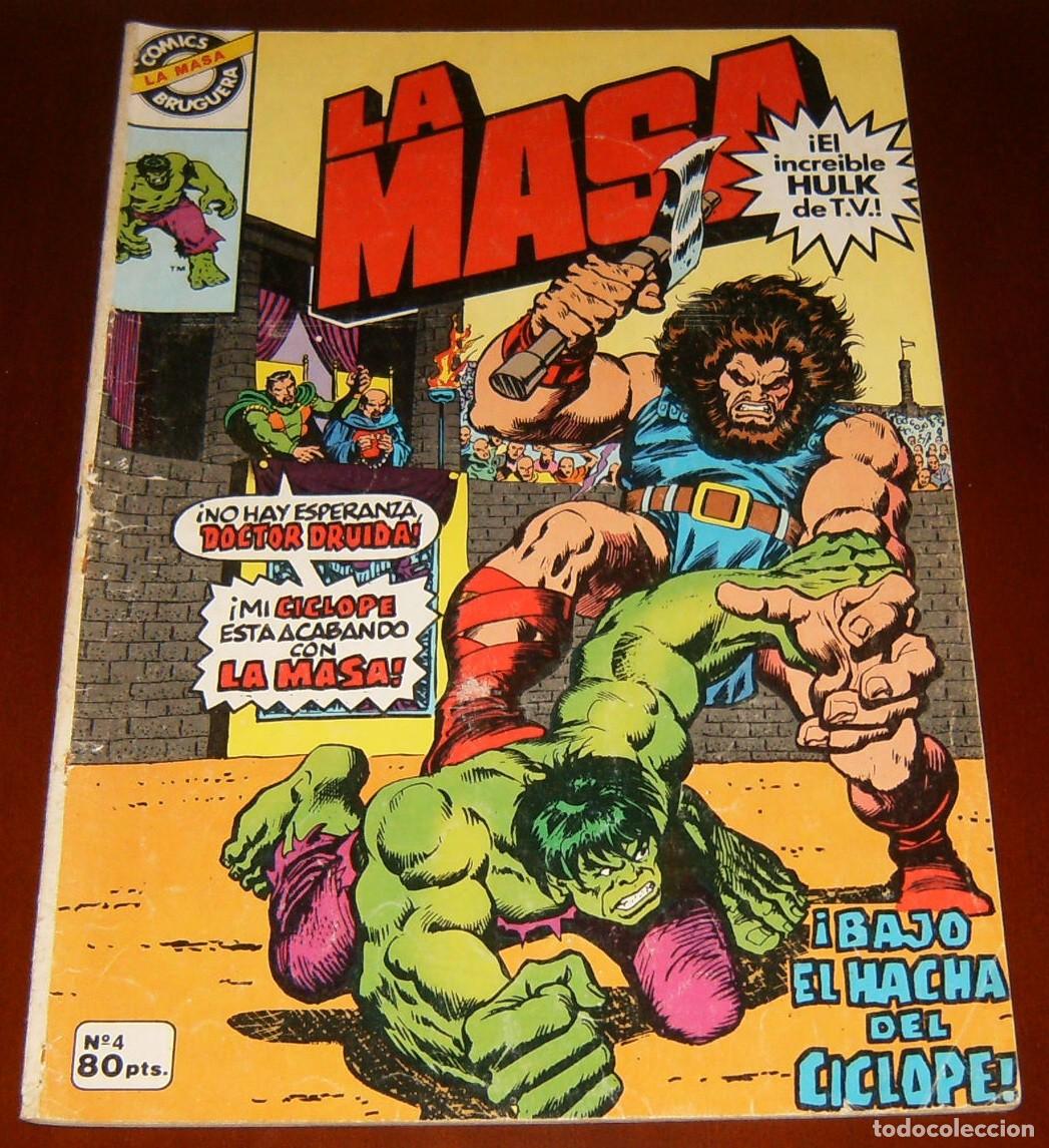 C&oacute;mics: LA MASA ( HULK ) N&uacute;mero 4 . BRUGUERA . PROCEDE DE RETAPADO