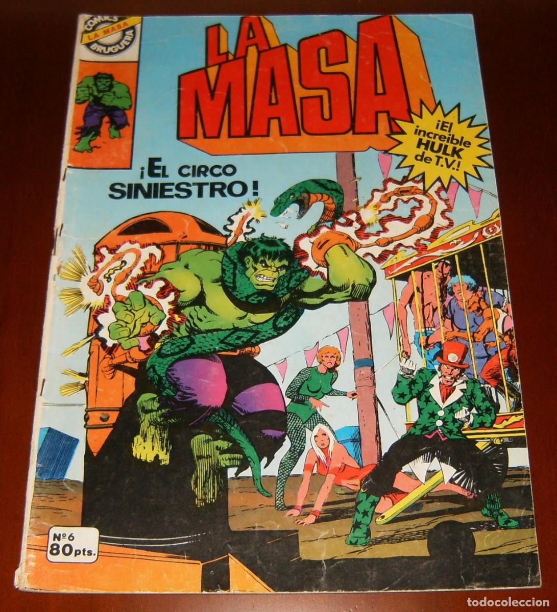 C&oacute;mics: LA MASA ( HULK ) N&uacute;mero 6 . BRUGUERA . PROCEDE DE RETAPADO