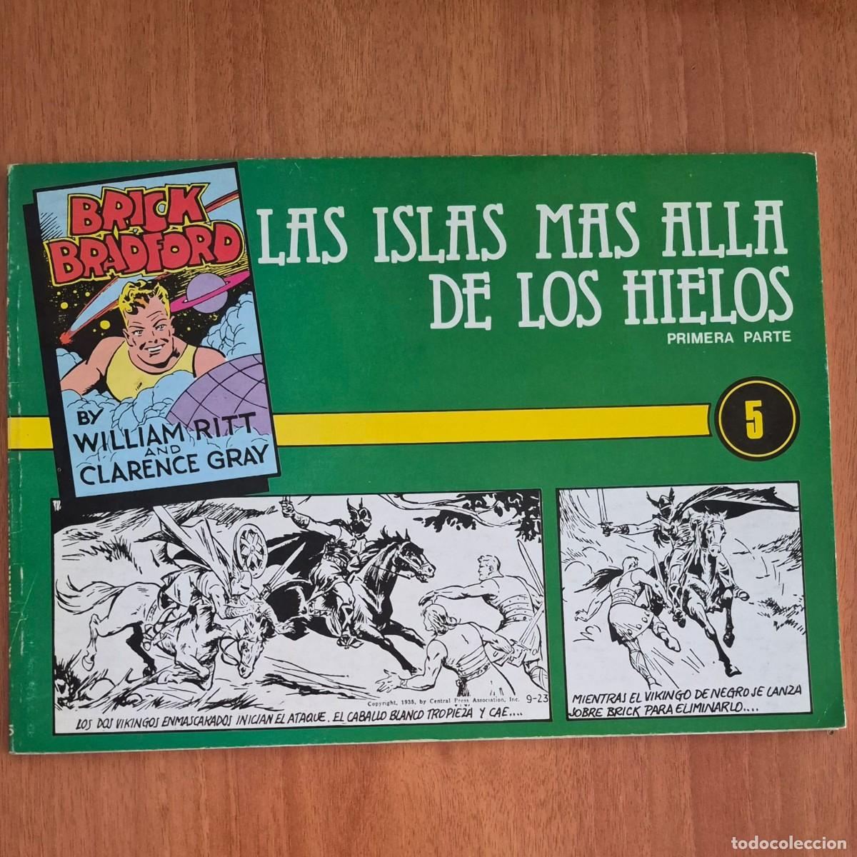 C&oacute;mics: BRICK BRADFORD (5): LAS ISLAS M&Aacute;S ALL&Aacute; DE LOS HIELOS(1a PARTE) - WILLIAM RITT / CLARENCE GRAY (C&Ograve;MIC