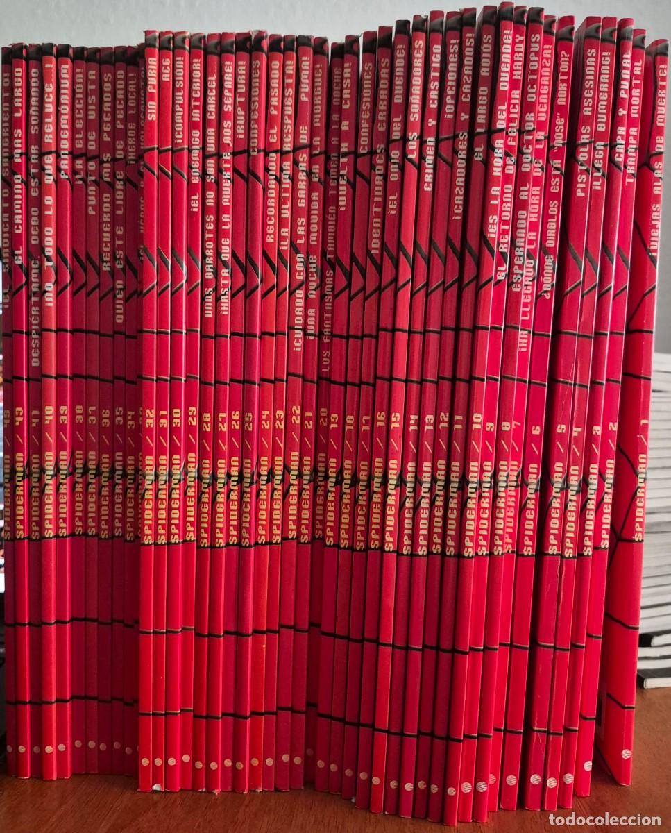 C&oacute;mics: SPIDERMAN, COLECCI&Oacute;N TAPA ROJA PLANETA DEAGOSTINI (43 C&Oacute;MICS DE 50, MUY BUEN ESTADO)