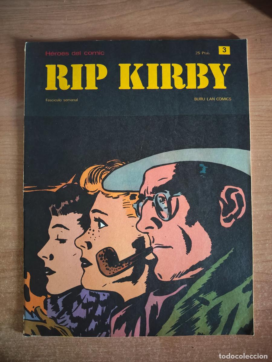 C&oacute;mics: H&eacute;roes del C&oacute;mic - Rip Kirby n&ordm; 3 - Fasc&iacute;culo semanal - Buru Lan C&oacute;mics, 1973