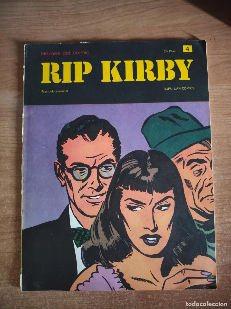 C&oacute;mics: H&eacute;roes del C&oacute;mic - Rip Kirby n&ordm; 4 - Fasc&iacute;culo semanal - Buru Lan C&oacute;mics, 1973