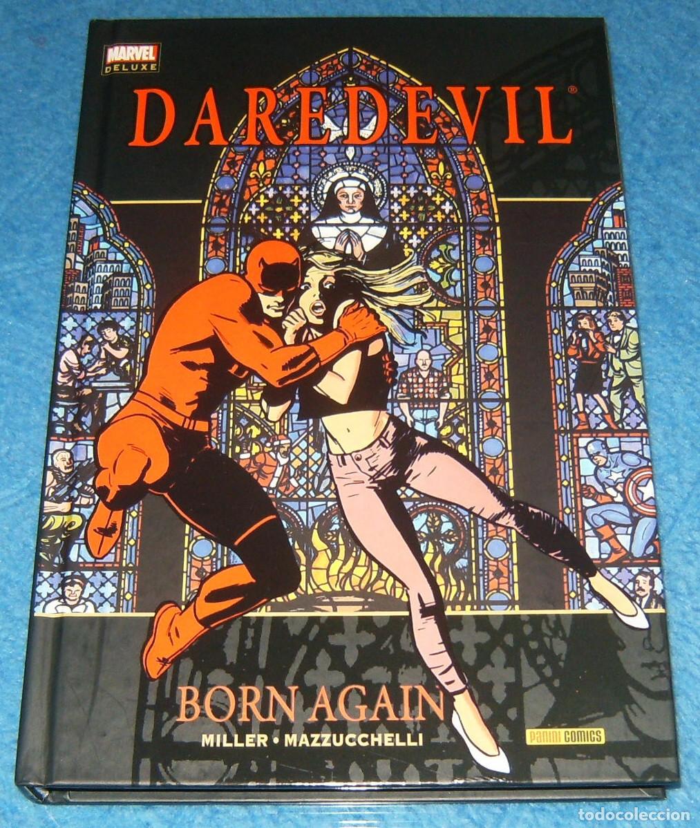C&oacute;mics: MARVEL DELUXE . DAREDEVIL BORN AGAIN . FRANK MILLER DAVID MAZZUCHELLI . PANINI . TAPA DURA