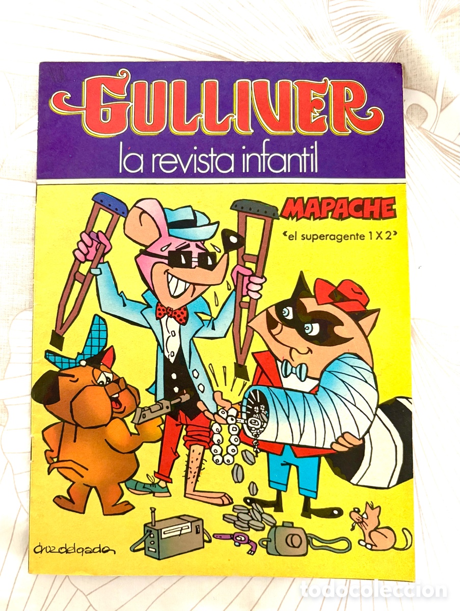 C&oacute;mics: Revista Gulliver N&uacute;mero 7 - Ediciones Alonso 1984 - Director Cruz Delgado