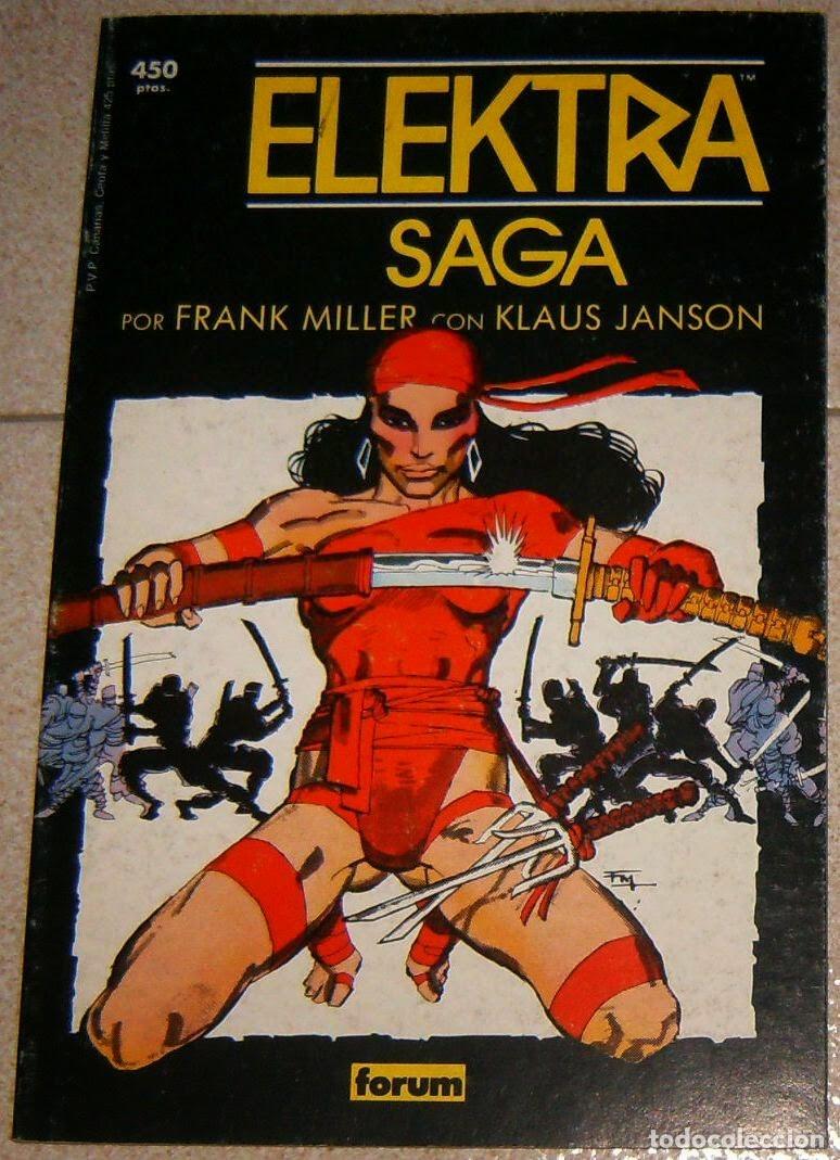 C&oacute;mics: ELEKTRA SAGA 1 ( de 4 ) . PRESTIGE . FORUM . FRANK MILLER . KLAUS JANSON . DAREDEVIL