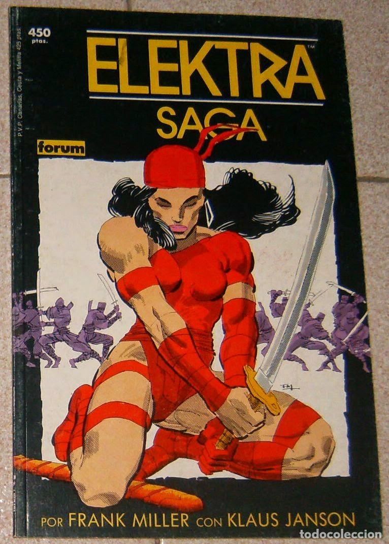 C&oacute;mics: ELEKTRA SAGA 4 ( de 4 ) . PRESTIGE . FORUM . FRANK MILLER . KLAUS JANSON . DAREDEVIL