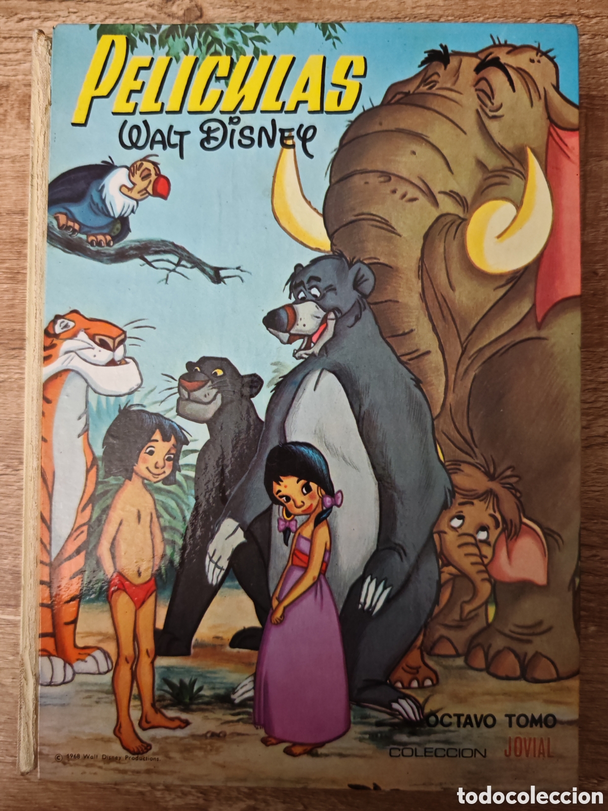 C&oacute;mics: Pel&iacute;culas Walt Disney Tomo VIII. Colecci&oacute;n Jovial. 1968