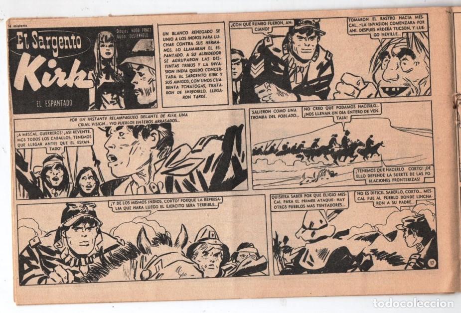 C&oacute;mics: 1956 MISTERIX # 388 SARGENTO KIRK, EL ESPANTADO - PRATT OESTERHELD SOLANO LOPEZ - FUERTE ARGENTINO