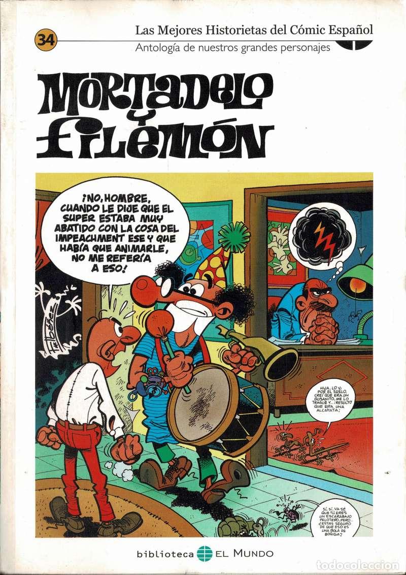 C&oacute;mics: Francisco Ib&aacute;&ntilde;ez - Las Mejores Historietas del C&oacute;mic Espa&ntilde;ol N&ordm; 34. Mortadelo y Filem&oacute;n