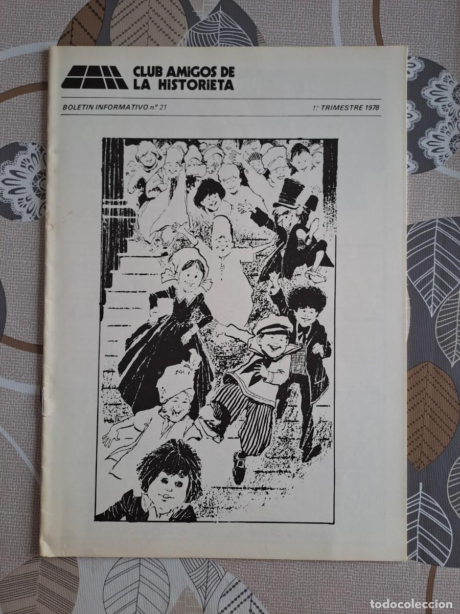 C&oacute;mics: Club amigos de la historieta, bolet&iacute;n 21 Bolsa DA