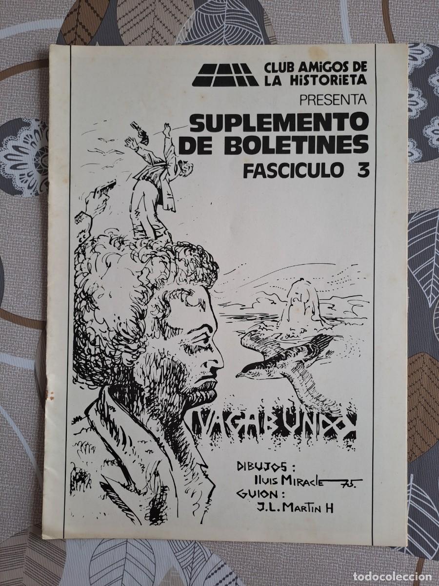 C&oacute;mics: Club amigos de la historieta, suplemento bolet&iacute;n 3 Bolsa DA