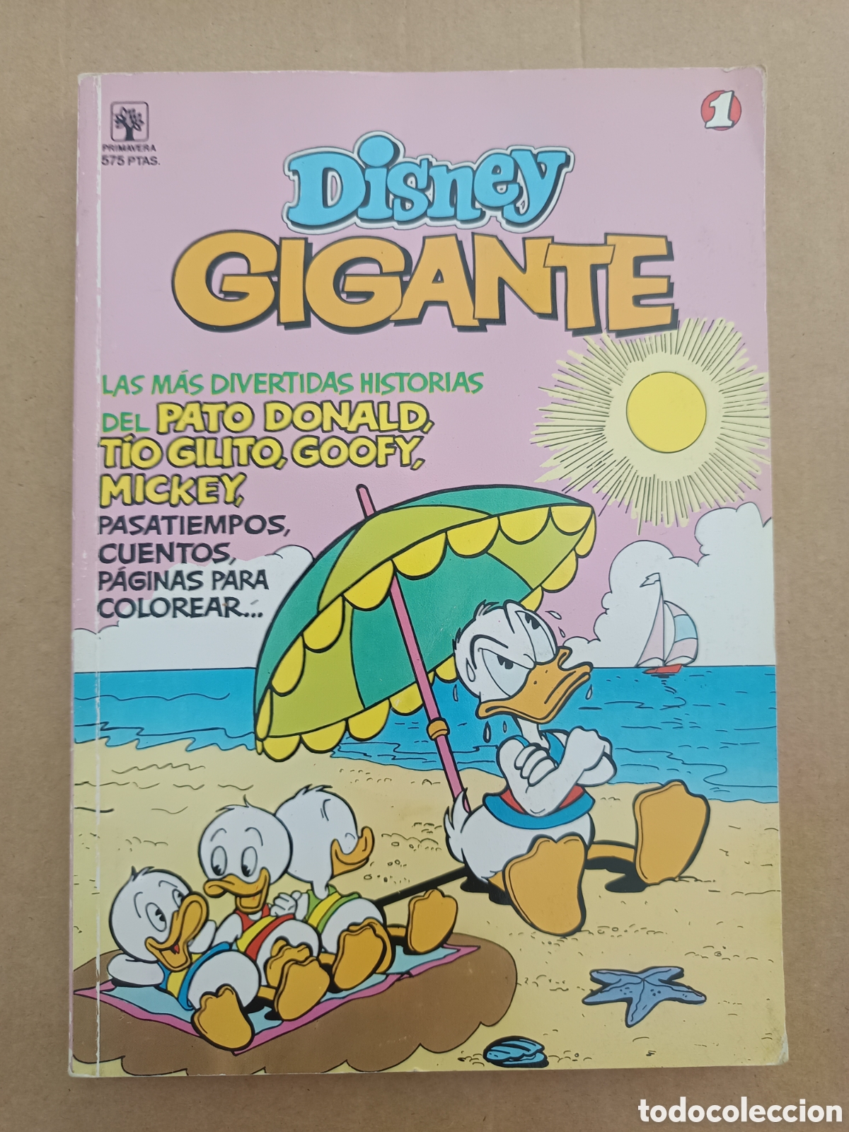 C&oacute;mics: {&deg;_&deg;} Disney Gigante n&deg;1 (Primavera, 1990). Ver &iacute;ndice .