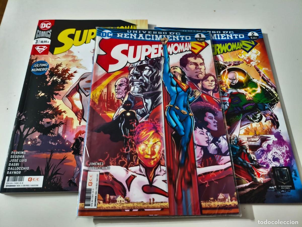 C&oacute;mics: LOTE SUPERWOMAN RENACIMIENTO TOMOS 1 2 Y 3 ECC DC COMICS - Foto 2