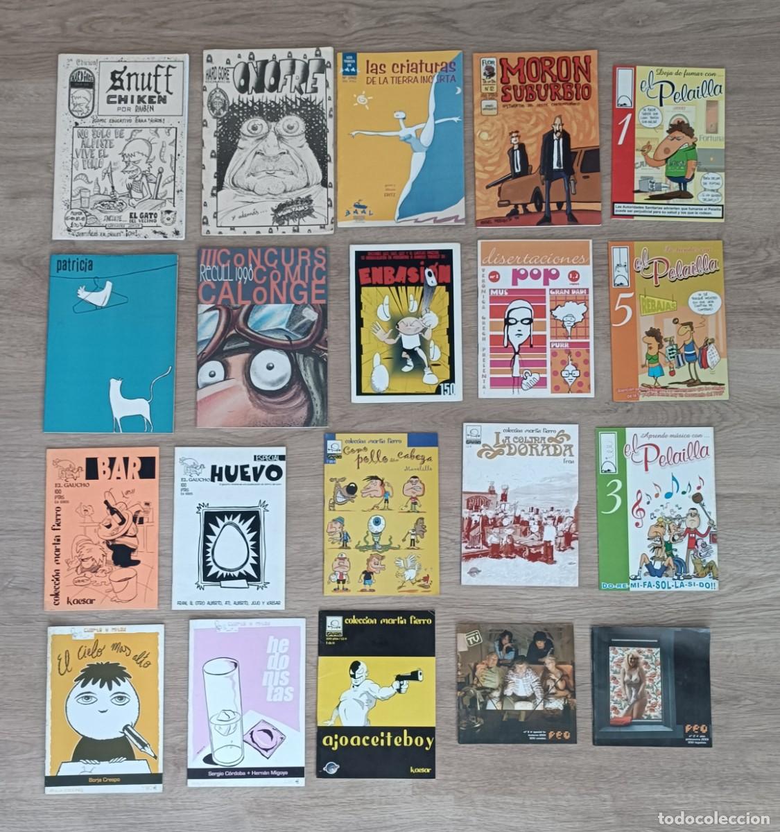 C&oacute;mics: Lote x 20 FANZINES y COMIC Alternativo, Snuff Chicken, El Pelailla, Mor&oacute;n Suburbio, Cuarto y Mitad..