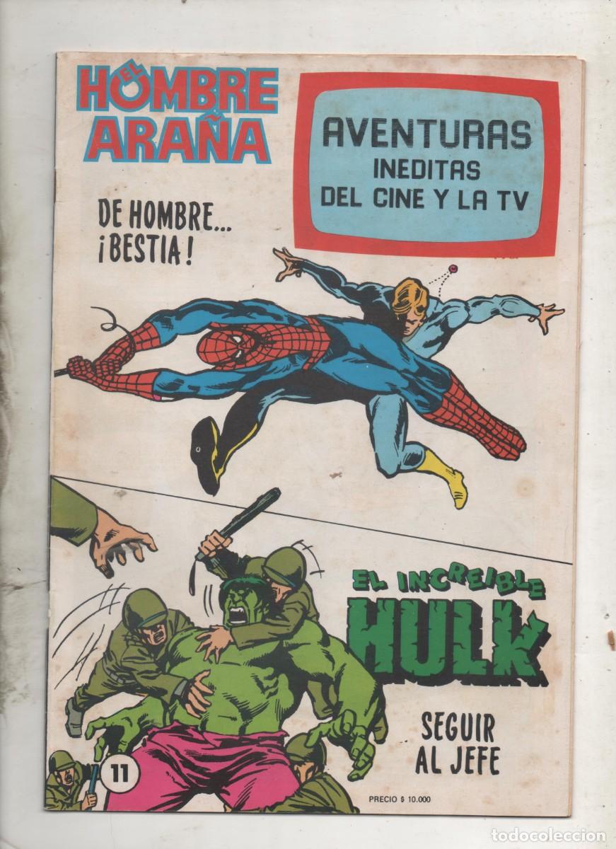 C&oacute;mics: EL HOMBRE ARA&Ntilde;A EL INCREIBLE HULK . AVENTURAS INEDITAS DEL CINE Y LA TV N&ordm; 11- c6