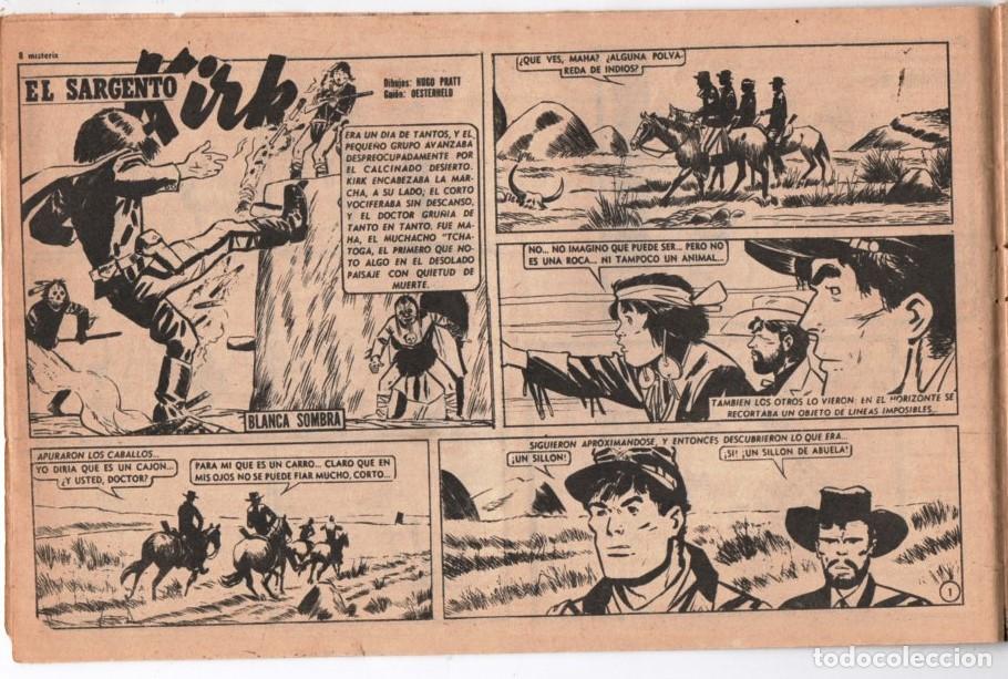 C&oacute;mics: 1956 MISTERIX # 399 SARGENTO KIRK, BLANCA SOMBRA - PRATT OESTERHELD SOLANO LOPEZ-FUERTE ARGENTINO