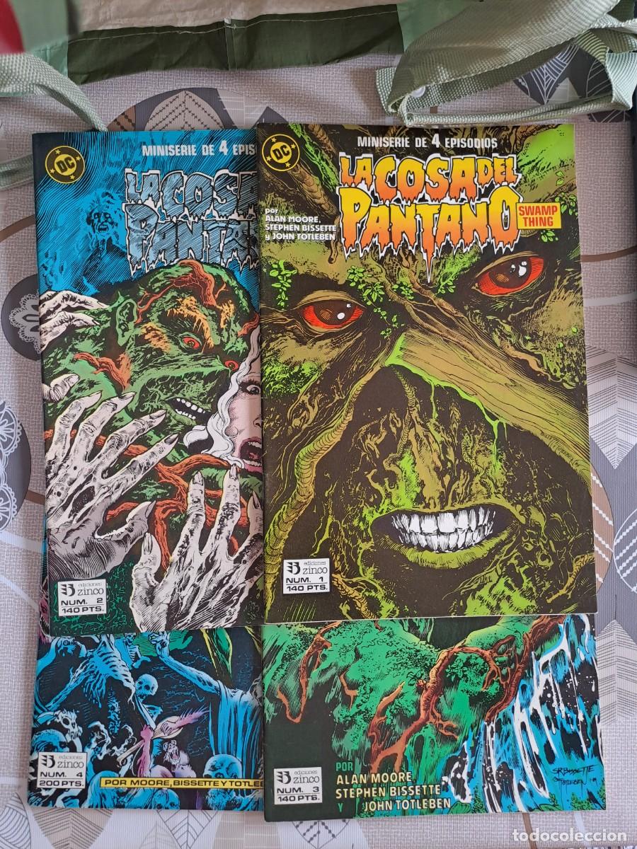 C&oacute;mics: La cosa del pantano completa 4 n&uacute;meros, Zinco en buen estado Bolsa DA
