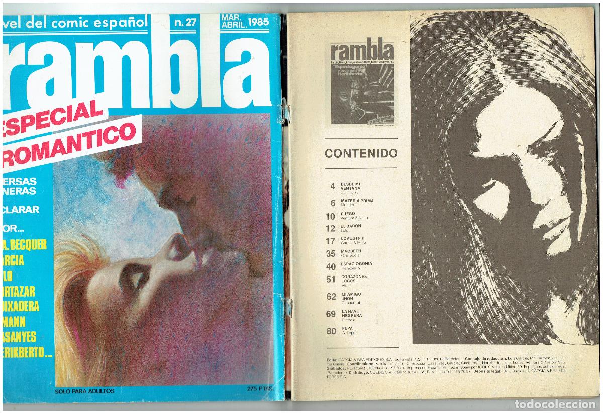 C&oacute;mics: RAMBLA . N&ordm; 28. ABRIL 1985. (B/48.2 RUM) - Foto 2