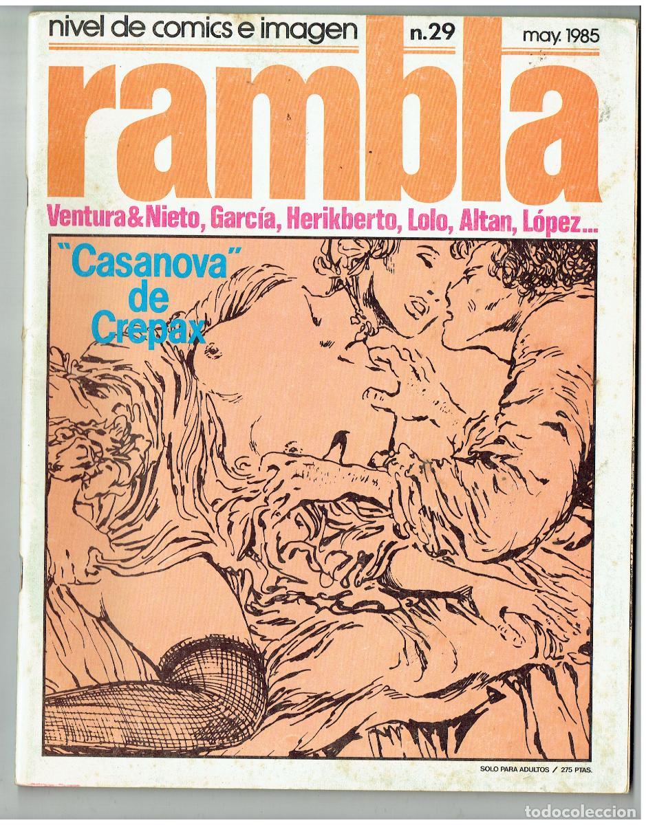 C&oacute;mics: RAMBLA . N&ordm; 29. MAYO 1985. (B/48.2 RUM)