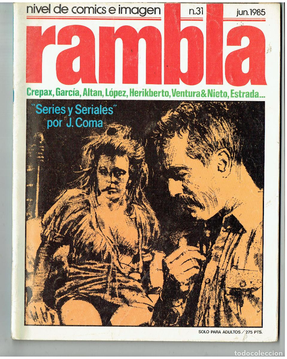 C&oacute;mics: RAMBLA . N&ordm; 31. SERIES Y SERIALES POR J. COMA. JUNIO 1985. (B/48.2 RUM)