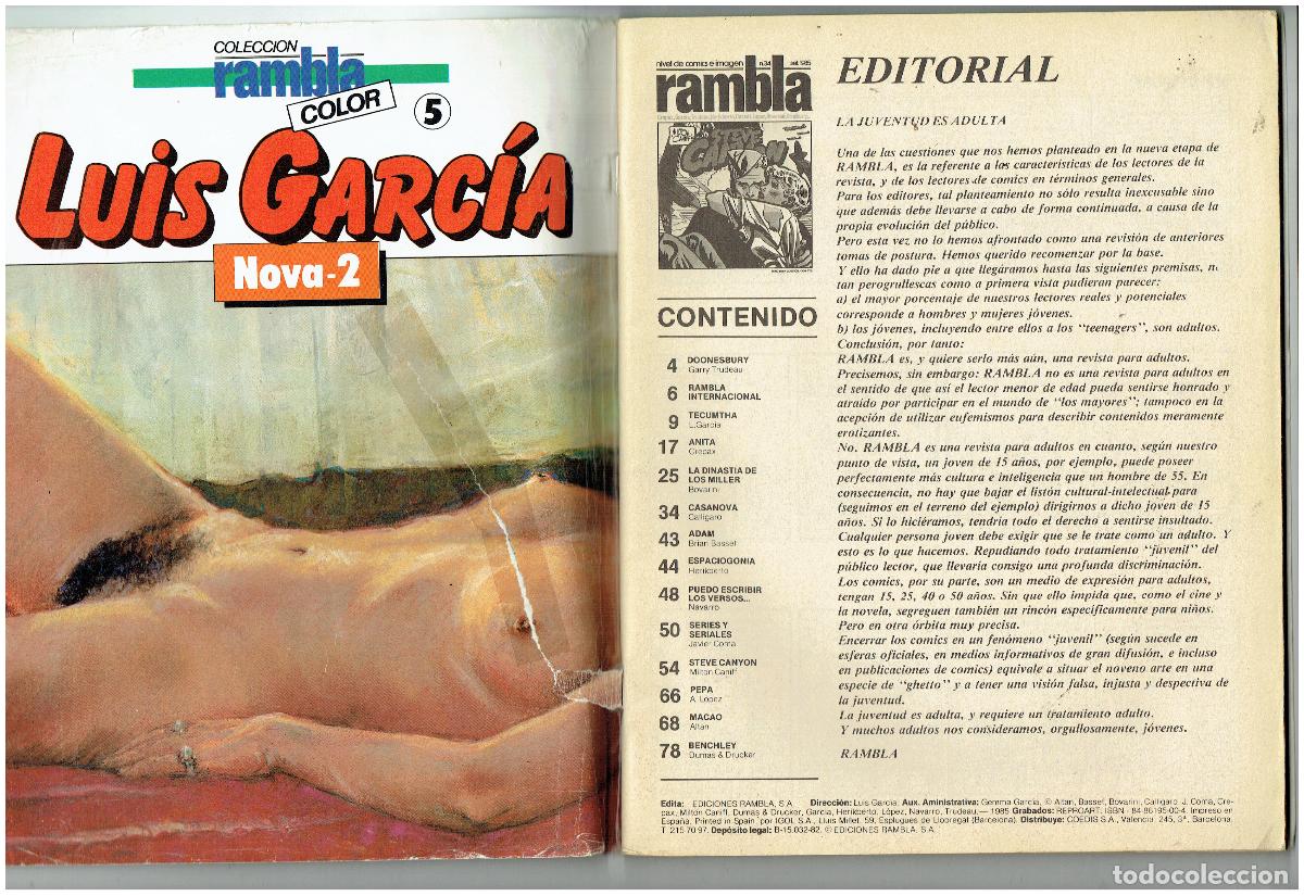 C&oacute;mics: RAMBLA . N&ordm; 34. MILTON CANIFF&acute;S. SPTB. 1985. (B/48.2 RUM) - Foto 2