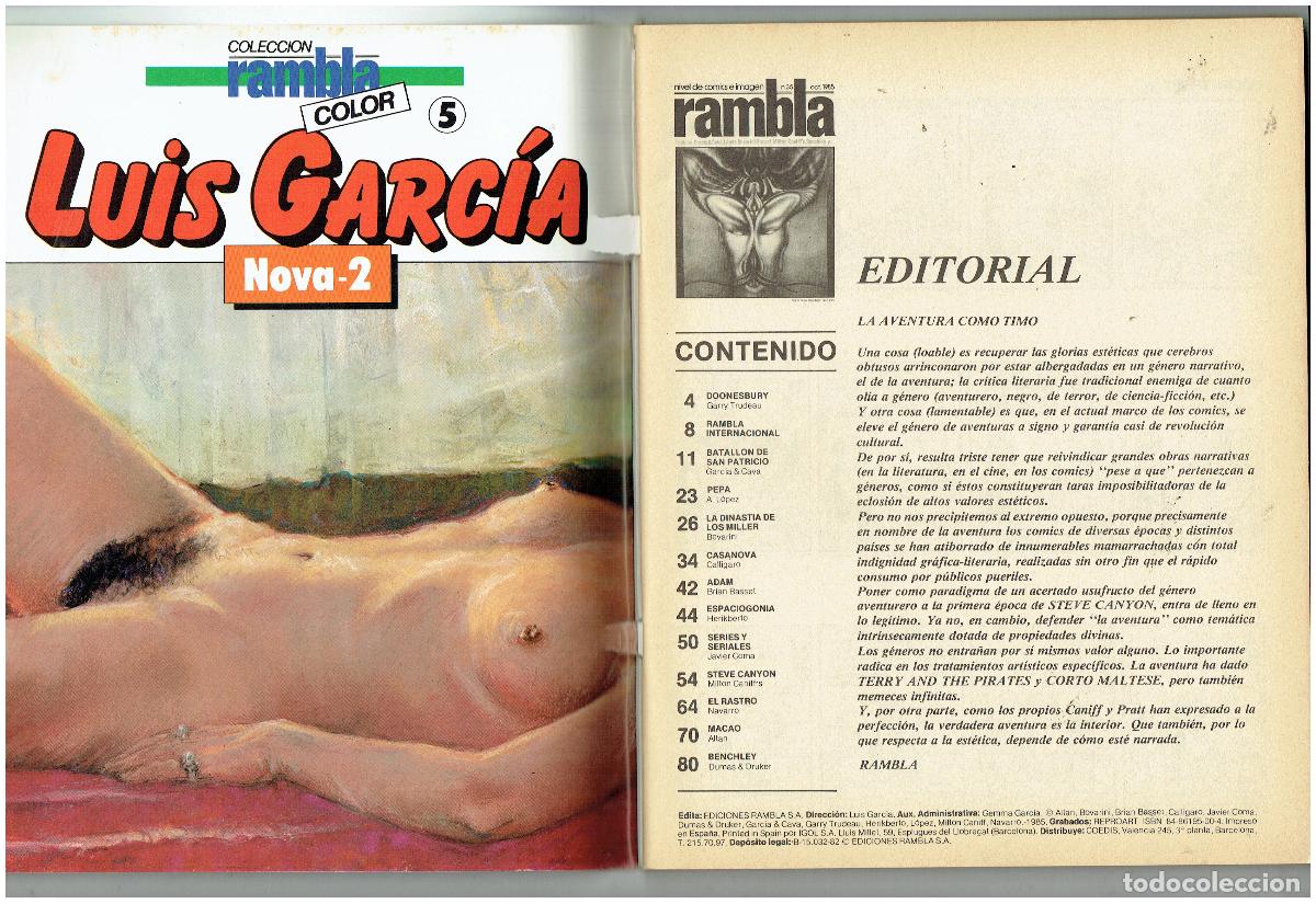 C&oacute;mics: RAMBLA . N&ordm; 35. OCTUB. 1985. (B/48.2 RUM) - Foto 2