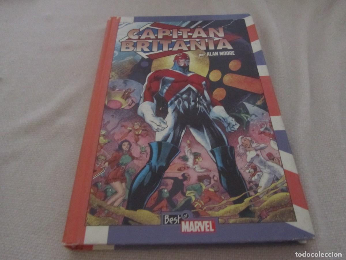 C&oacute;mics: CAPITAN BRITANIA, LIBRO POR ALAN MOORE Y ALAN DAVIS, BEST OF MARVEL,PANINI ESPA&Ntilde;A 2005