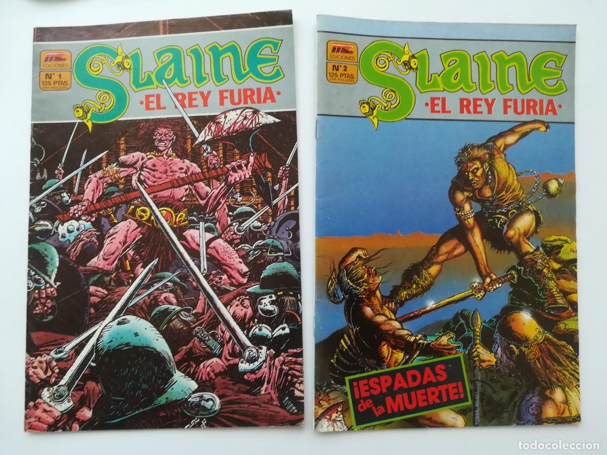 C&oacute;mics: SLAINE EL REY FURIA N&ordm;1 Y N&ordm; 2 MC EDICIONES NUEVOS
