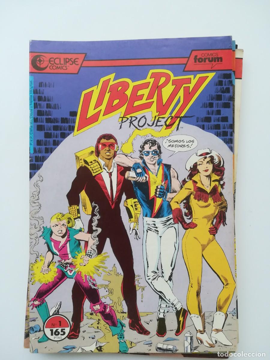 C&oacute;mics: LIBERTY PROJECT COLECCI&Oacute;N COMPLETA 7 N&Uacute;MEROS ECLIPSE C&Oacute;MICS COMO NUEVA