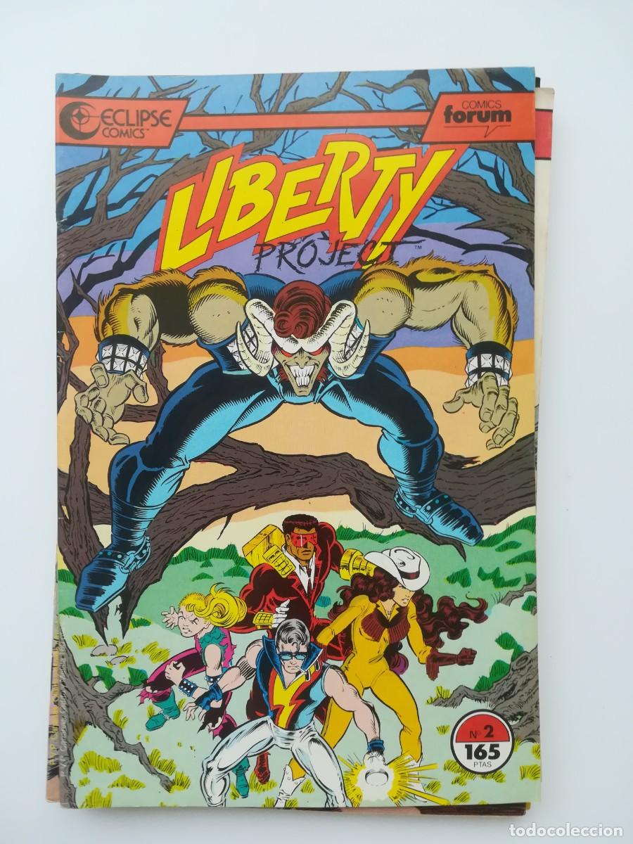 C&oacute;mics: LIBERTY PROJECT COLECCI&Oacute;N COMPLETA 7 N&Uacute;MEROS ECLIPSE C&Oacute;MICS COMO NUEVA - Foto 2