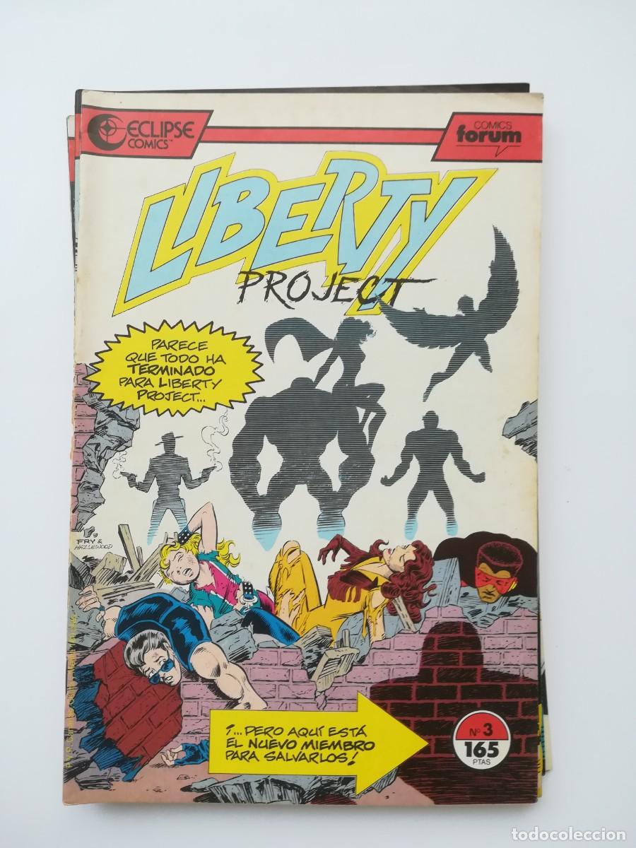 C&oacute;mics: LIBERTY PROJECT COLECCI&Oacute;N COMPLETA 7 N&Uacute;MEROS ECLIPSE C&Oacute;MICS COMO NUEVA - Foto 3