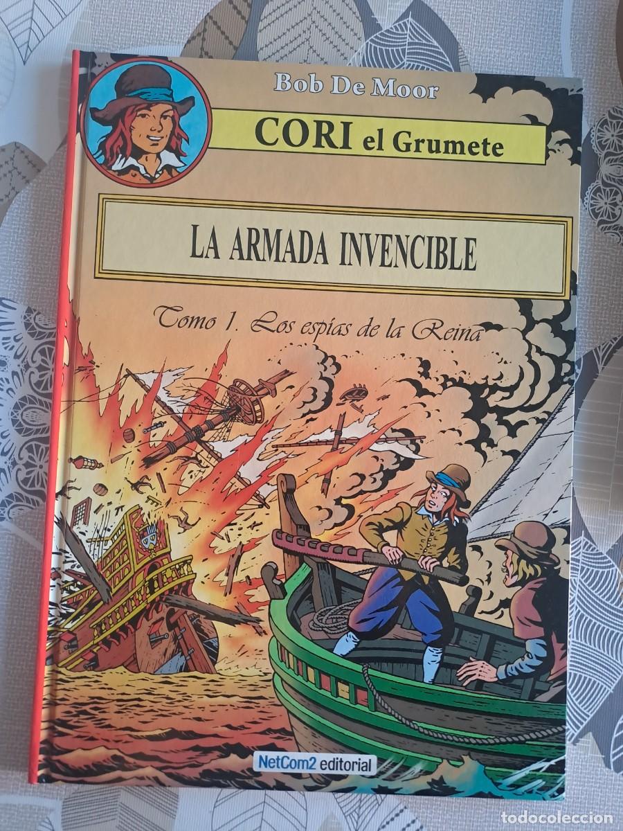 C&oacute;mics: Bob de Moor, Cori el grumete, la armada invencible, NetCom2 en muy buen estado Bolsa DA