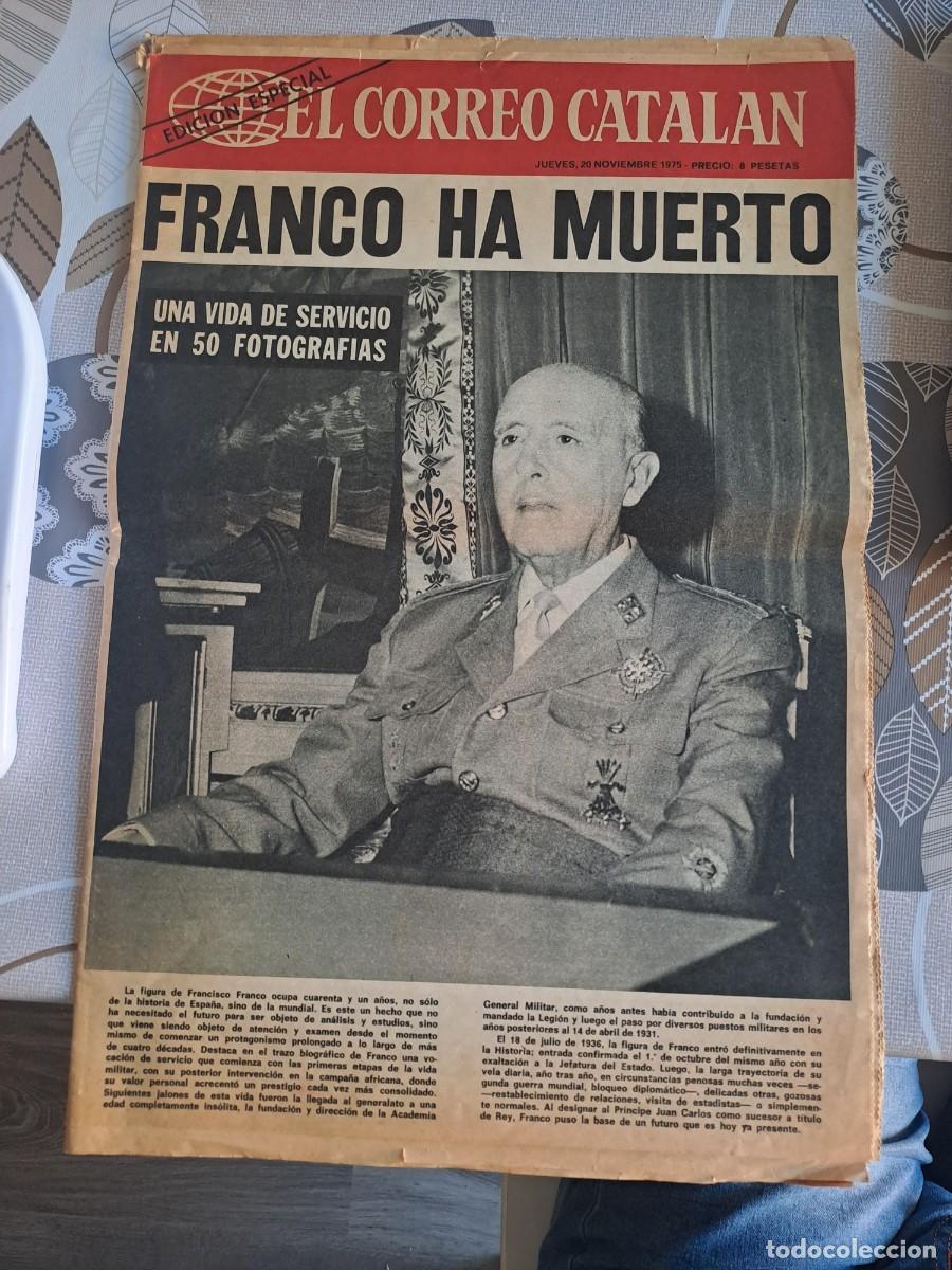 C&oacute;mics: El correo catal&aacute;n edici&oacute;n especial, Franco ha muerto, 20 Noviembre 1975