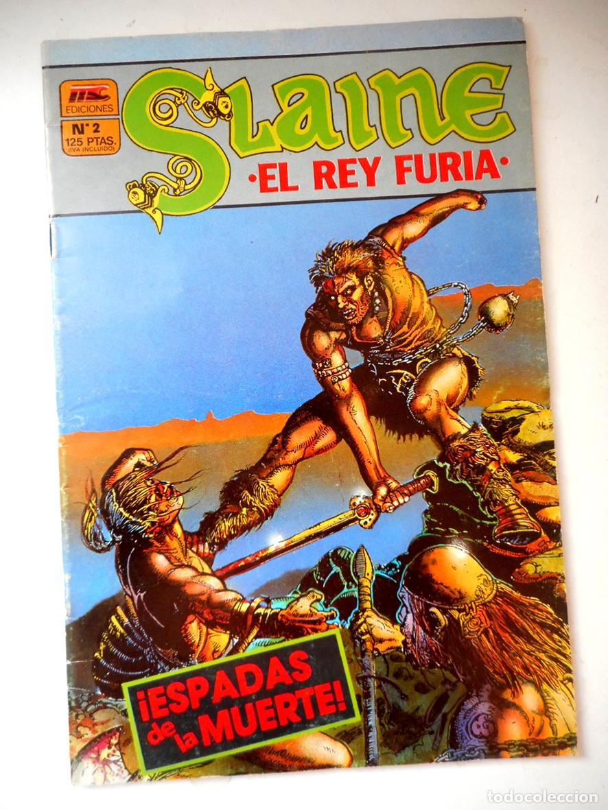 C&oacute;mics: SLAINE N&ordm;2 ESPADAS DE LA MUERTE (MC EDICIONES-1987) PAT MILLS - MIKE MCMAHON -INCLUYE POSTER-