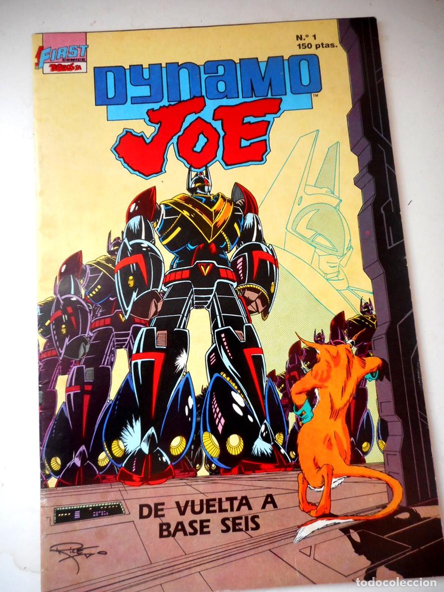 C&oacute;mics: DYNAMO JOE N&ordm;1 DE VUELTA A BASE SEIS (EDICIONES B-JUNIO 1988) JOHN OSTRANDER - DOUG RICE