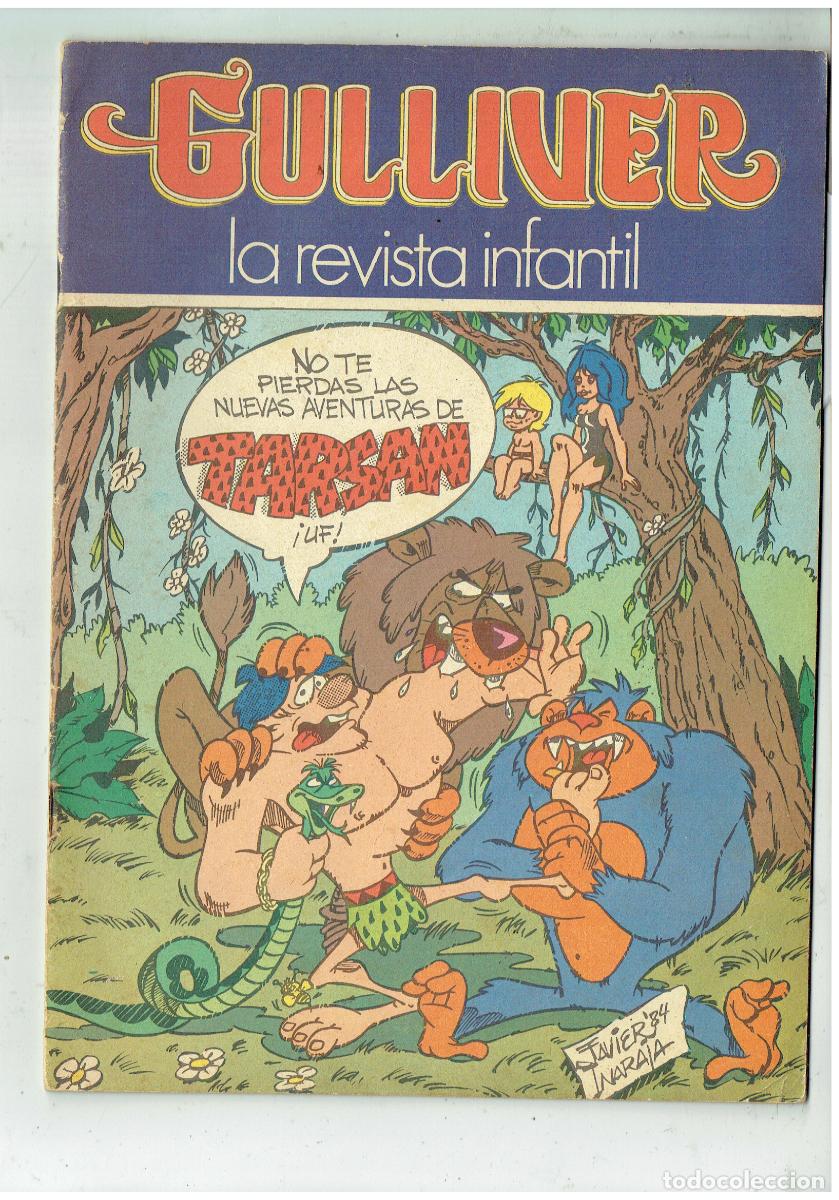 C&oacute;mics: GULLIVER, LA REVISTA INFANTIL. NUEVAS AVENTURAS DE TARSAN, ALONSO, 1984.(B/48.2 RUM )