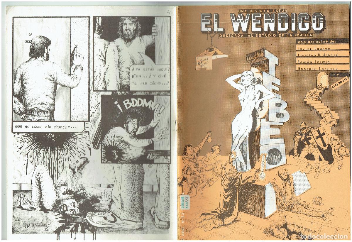 C&oacute;mics: EL WENDIGO. N&ordm; 23, DEDICADA AL ESTUDIO DE LA IMAGEN. 1977.(B/48.2 RUM )