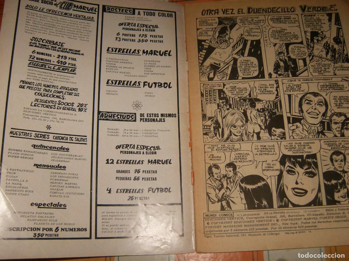 C&oacute;mics: SPIDERMAN N&uacute;mero 45 . VERTICE - Foto 2