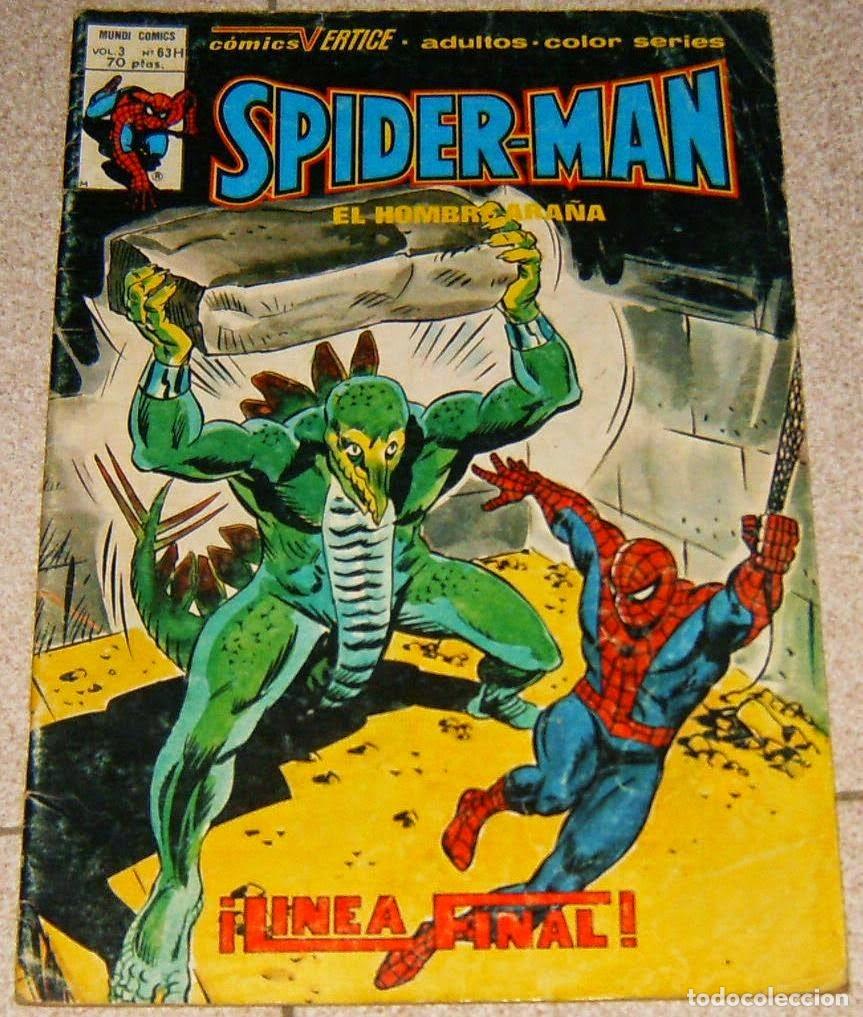 C&oacute;mics: SPIDERMAN N&uacute;mero 63h . VERTICE