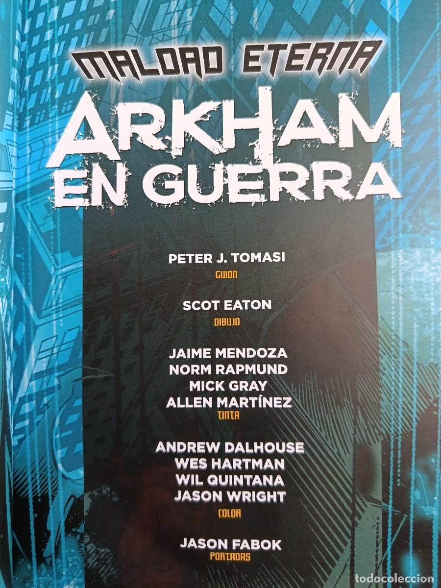 C&oacute;mics: Comic MALDAD ETERNA ARKHAM EN GUERRA - Foto 6