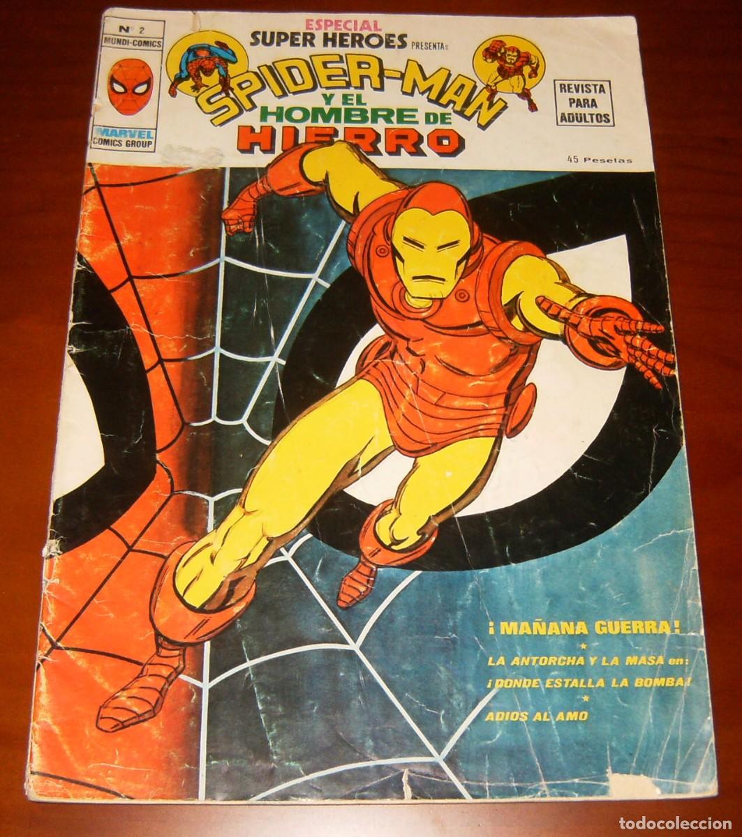C&oacute;mics: SUPER HEROES PRESENTA SPIDERMAN N&uacute;mero 2 . SPIDERMAN Y HOMBRE DE HIERRO (IRON MAN) . VERTICE