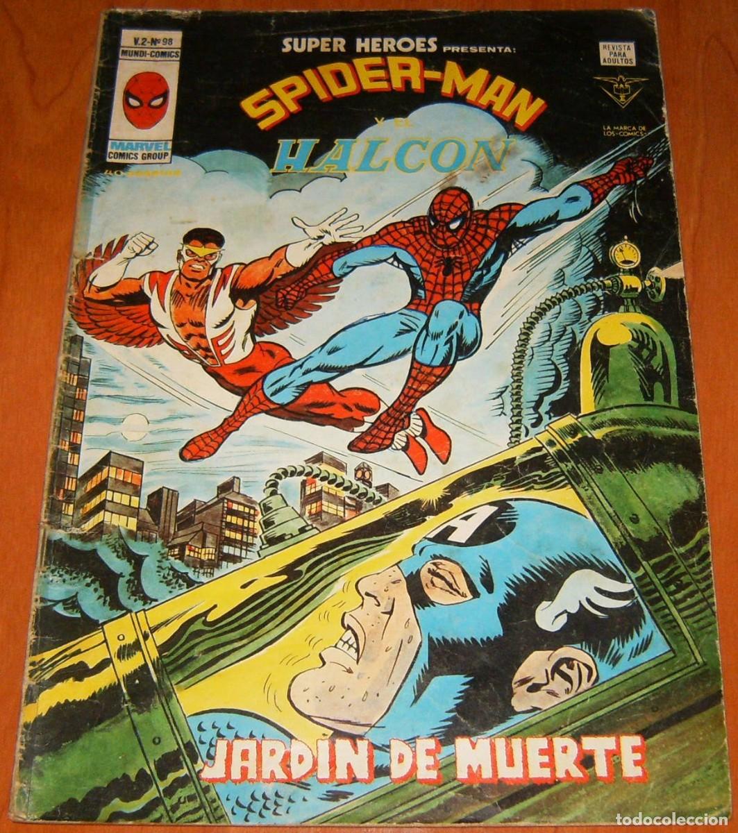 C&oacute;mics: SUPER HEROES PRESENTA SPIDERMAN N&uacute;mero 98 . SPIDERMAN Y EL HALCON . VERTICE