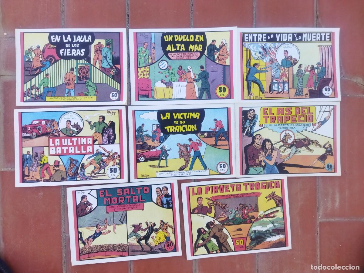 C&oacute;mics: comics coleccion completa 8N&ordm;S ALBERTO ESPA&Ntilde;A EL SALTIMBANQUI Y SU PERRO NICK facsimil SIN ESTRENAR