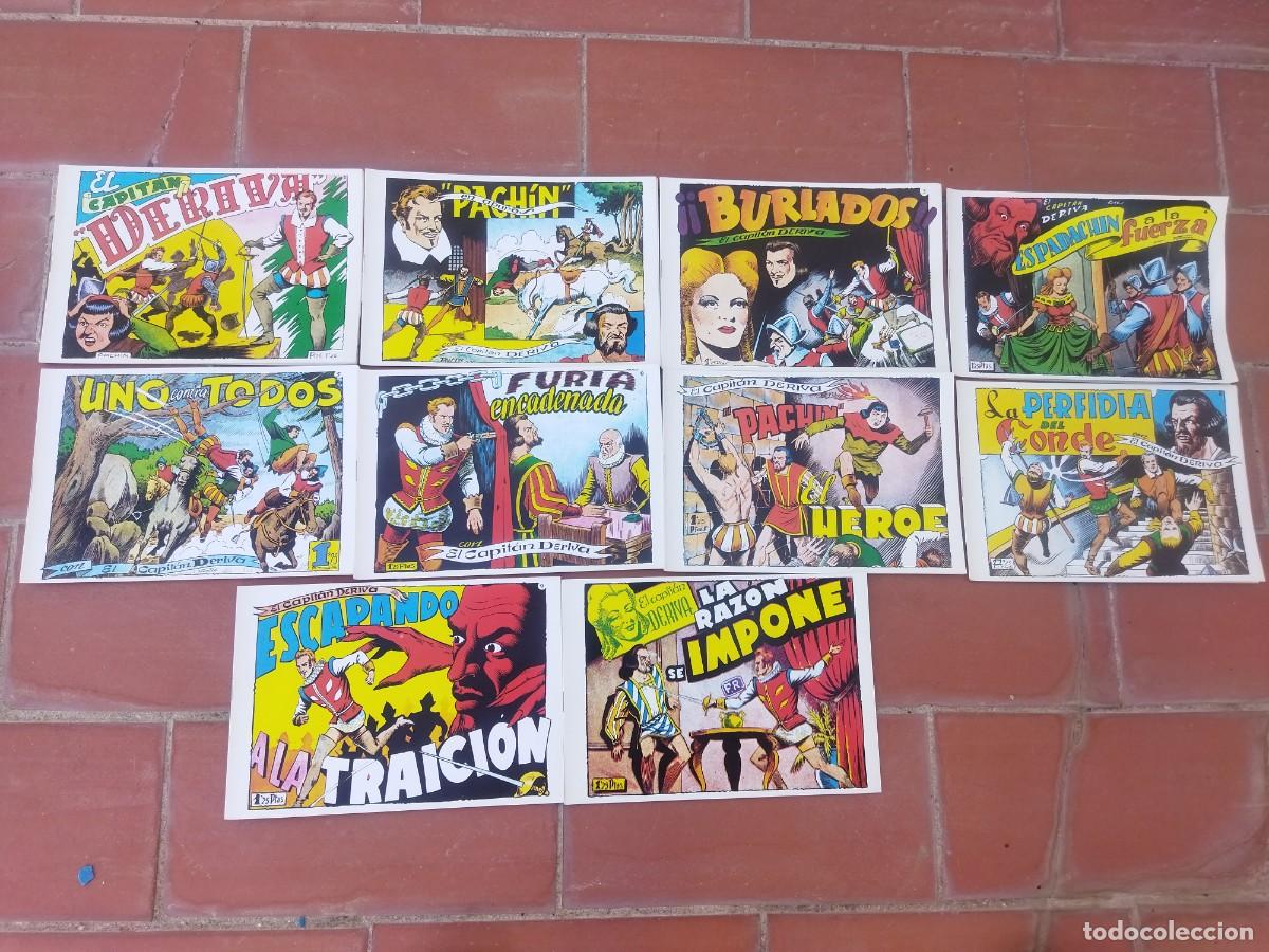 C&oacute;mics: comics coleccion completa 10 n&ordm;s EL CAPITAN DERIVA facsimil SIN ESTRENAR
