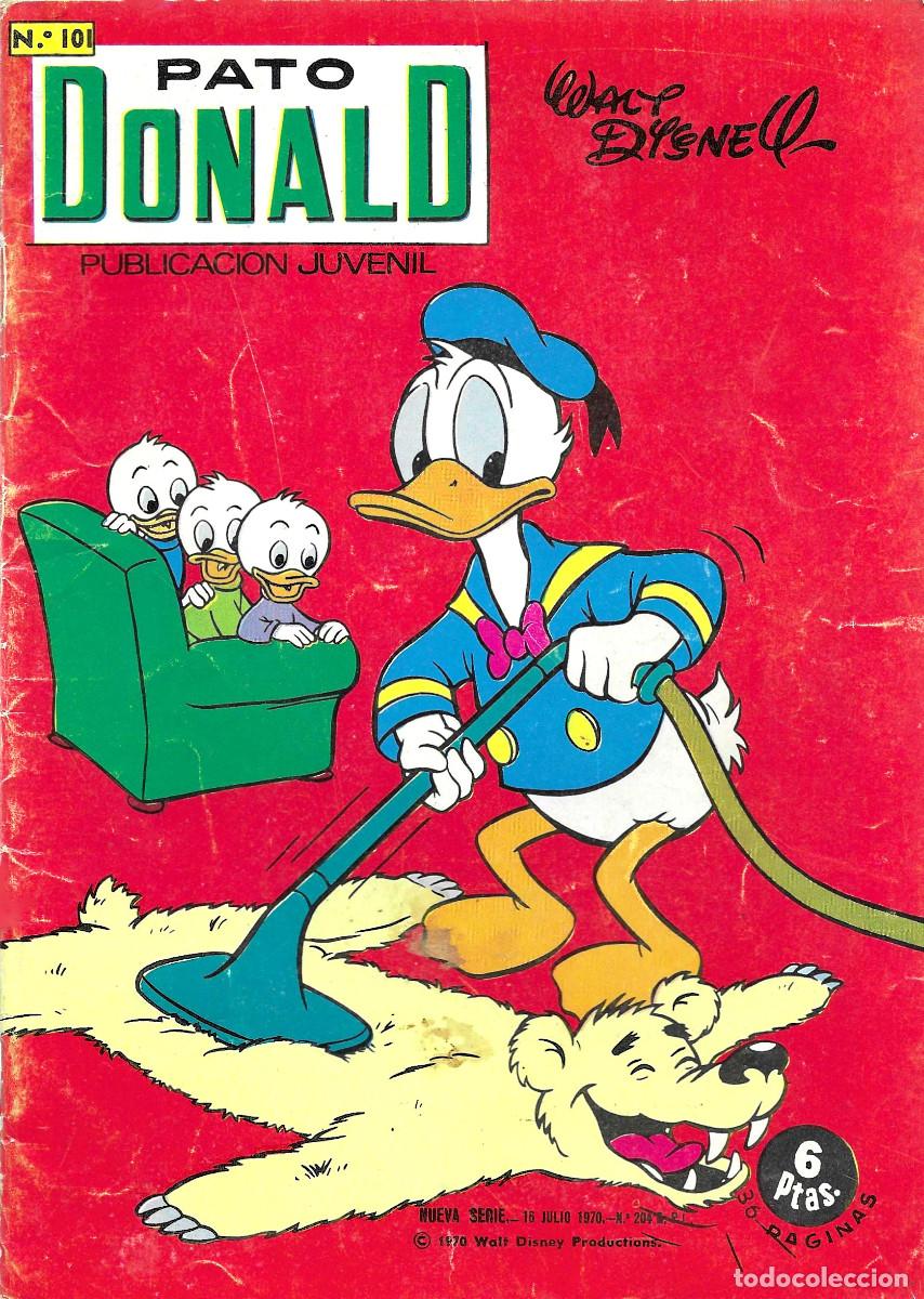 C&oacute;mics: Pato Donald. Publicaci&oacute;n Juvenil. N&ordm; 101