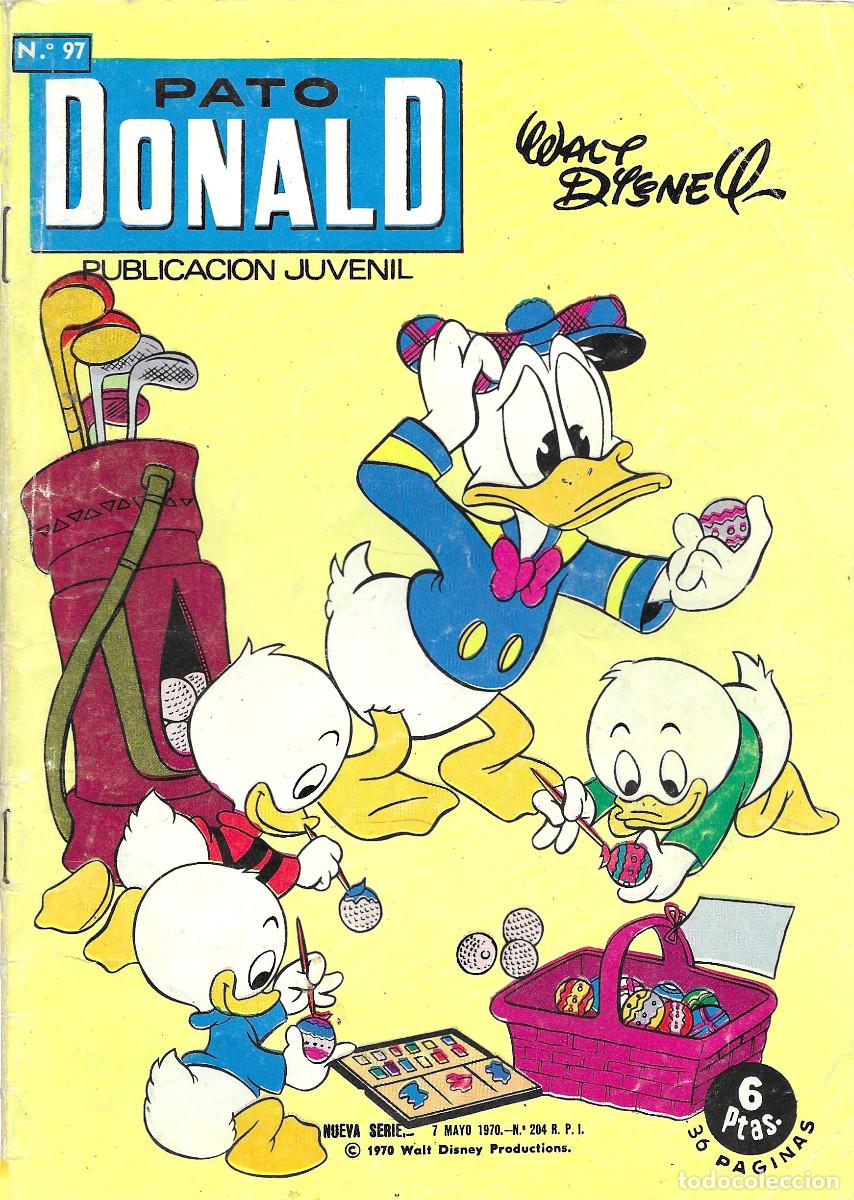 C&oacute;mics: Pato Donald. Publicaci&oacute;n Juvenil. N&ordm; 97
