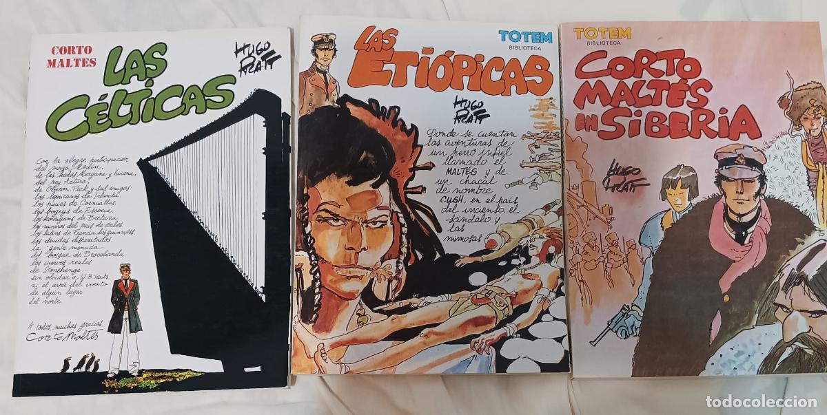 C&oacute;mics: Corto Maltes, de Hugo Pratt. 9 tomos de Totem - Foto 2