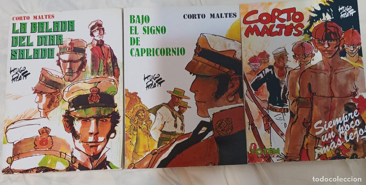 C&oacute;mics: Corto Maltes, de Hugo Pratt. 9 tomos de Totem