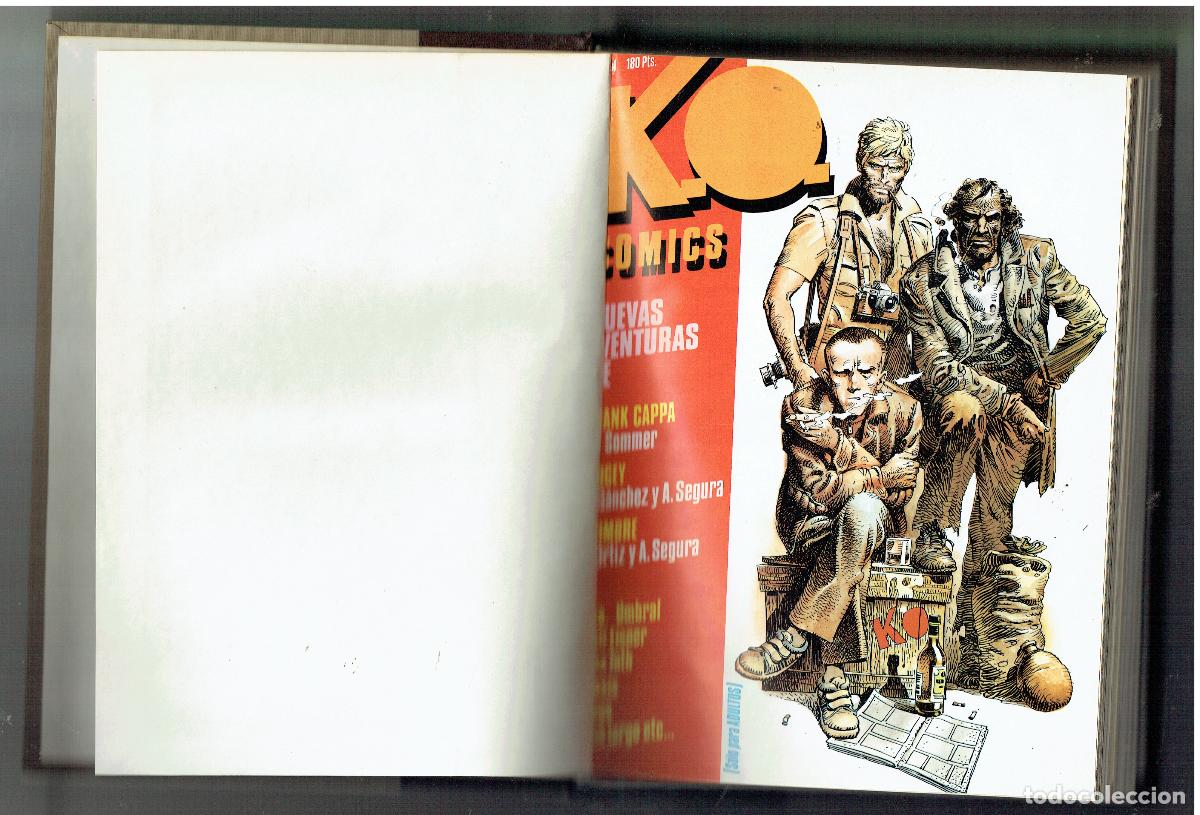 C&oacute;mics: K. O. COMICS. TOMO ENCUADERNADO CON 4 nros. 1, 2, 3 Y EL 4. EDC. METROPOL. 1983.(B/17)